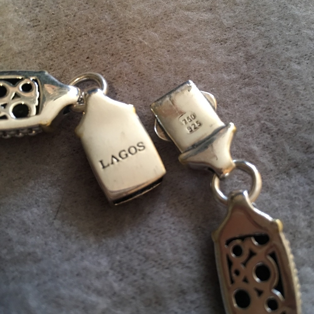 Lagos caviar link bracelet - Picture 3 of 7